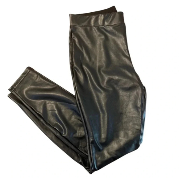 Faux Leather Leggings - Picture 1 of 9